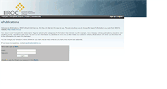 Desktop Screenshot of epublications.iiroc.ca