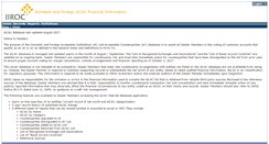 Desktop Screenshot of aiac.iiroc.ca